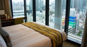 Salon de l'appartement Une chambre Deluxe Oakwood Premier Tokyo