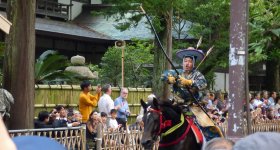 Reitai-sai (Kamakura), démonstration de yabusame