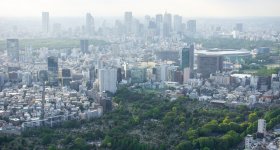 Tokyo vue de jour depuis Tokyo Sky Deck à Roppongi