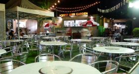 Forest Beer Garden à Tokyo en été