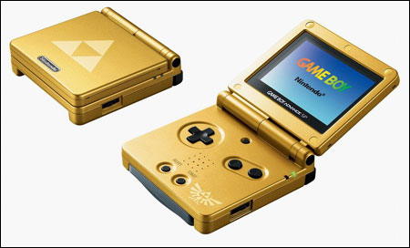 Résultats de recherche d'images pour « game boy advance sp zelda gold triforce »